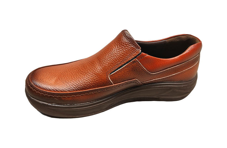 کفش راحتی مردانه چرم  طبیعی کد 297